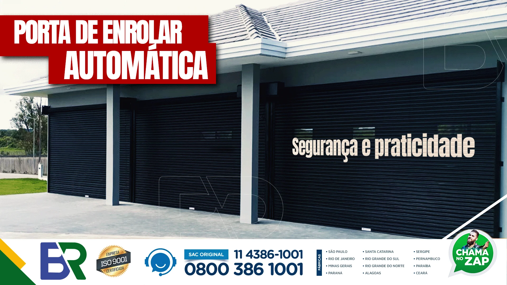 Portas de enrolar automáticas: Segurança e praticidade para o seu imóvel