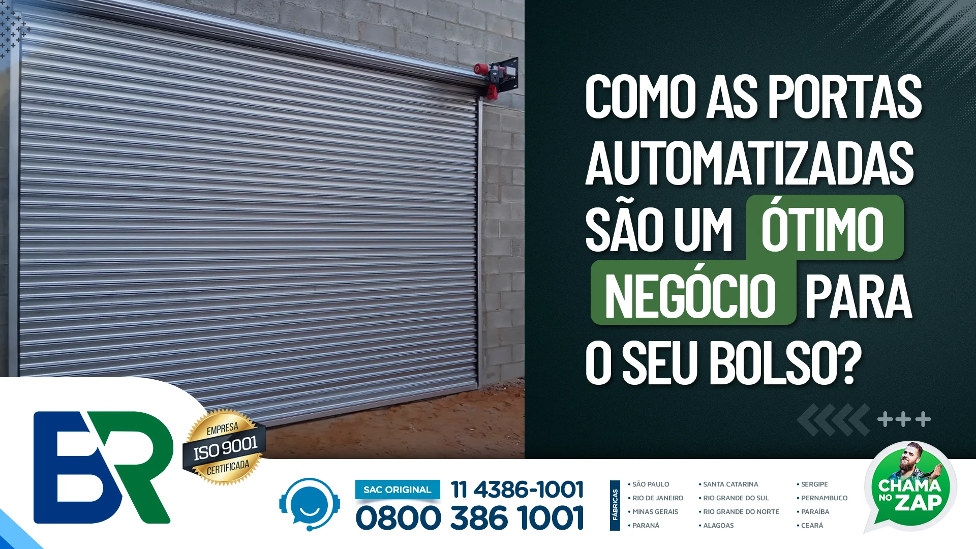 Como as portas automatizadas são um ótimo negócio para o seu bolso?