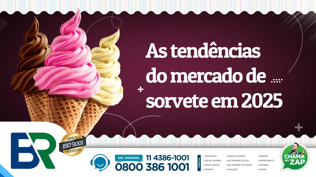 Tendência do mercado de sorvetes em 2025
