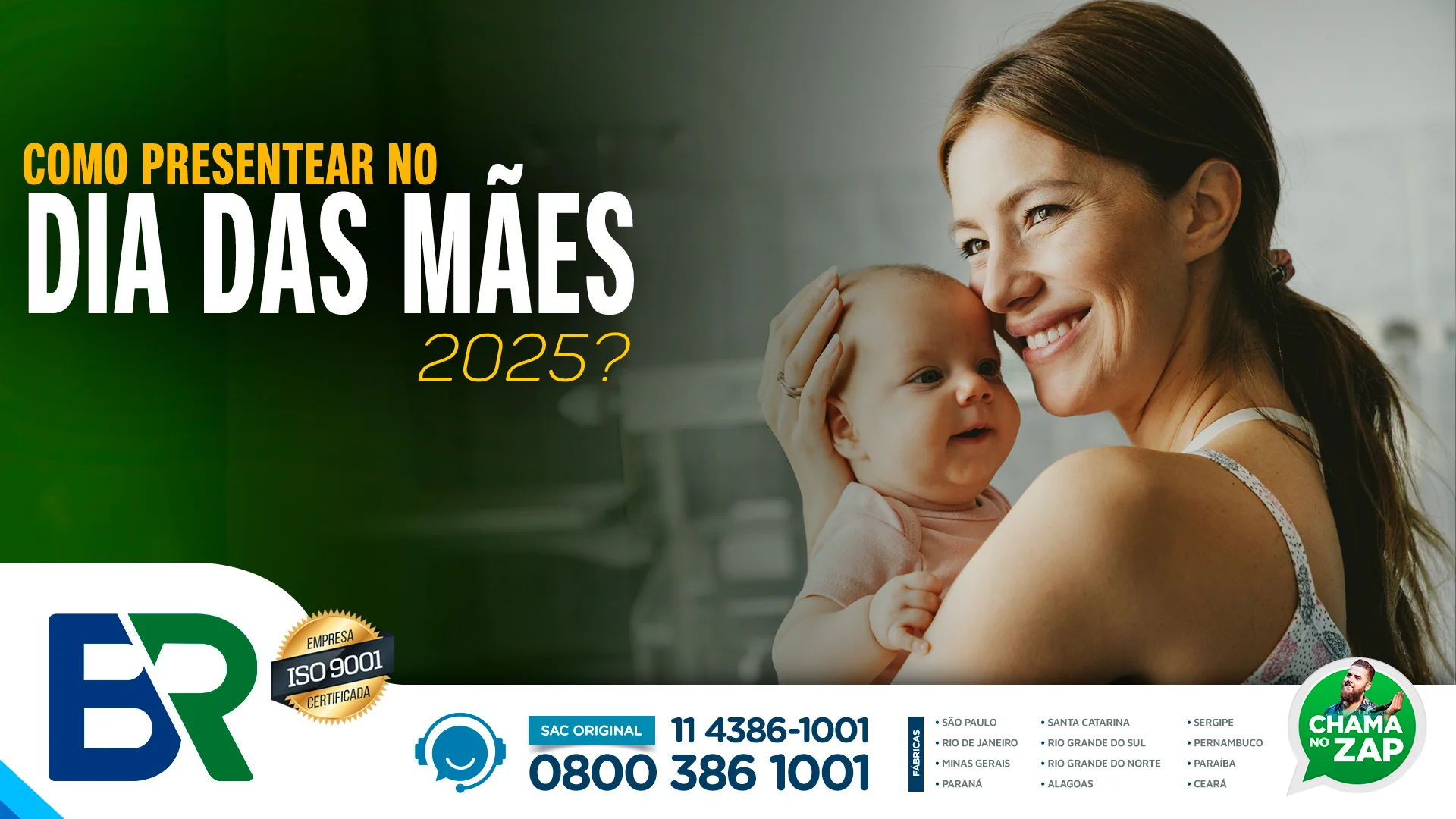 Como presentear no Dia das Mães 2025?