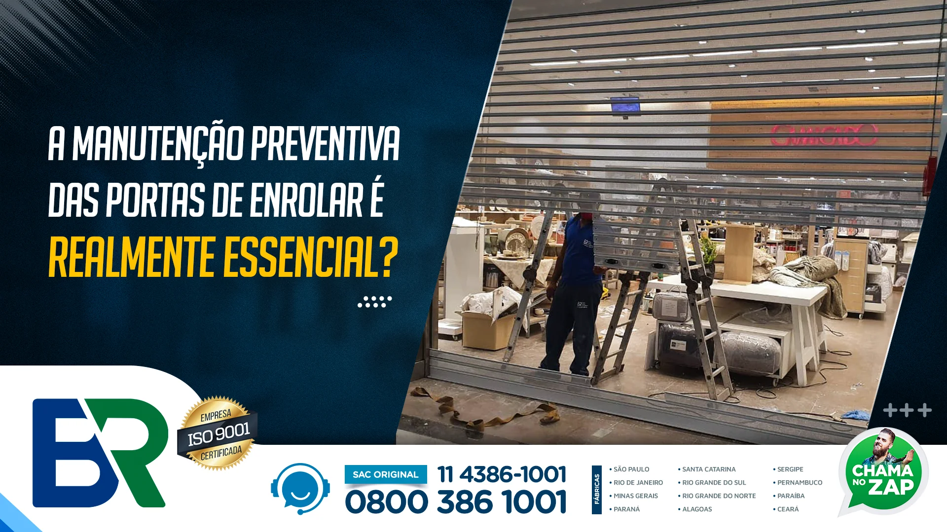 A manutenção preventiva nas portas de enrolar é realmente essencial?
