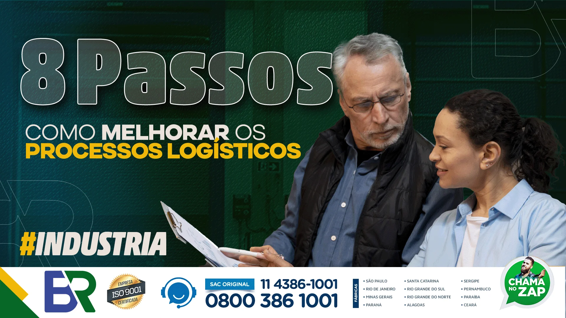 Processo logístico da indústria
