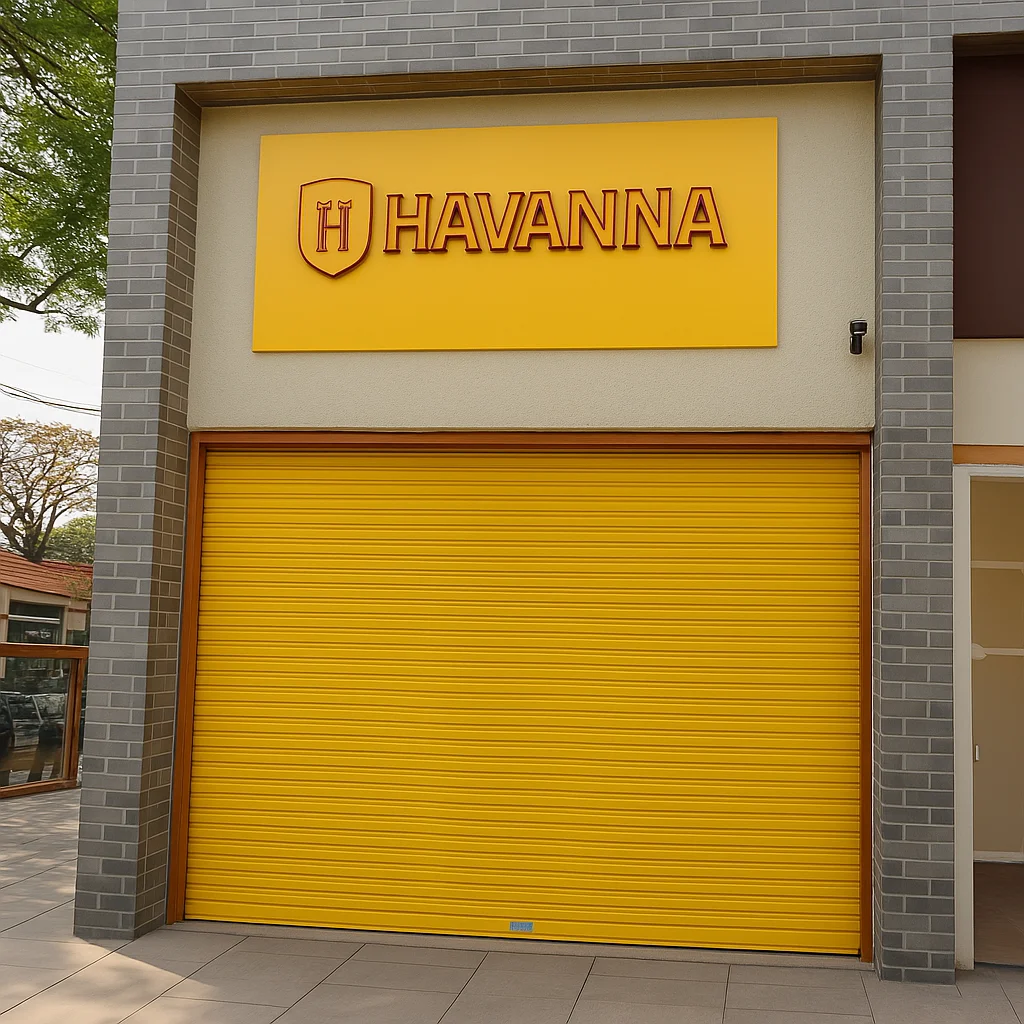 porta de enrolar comercial