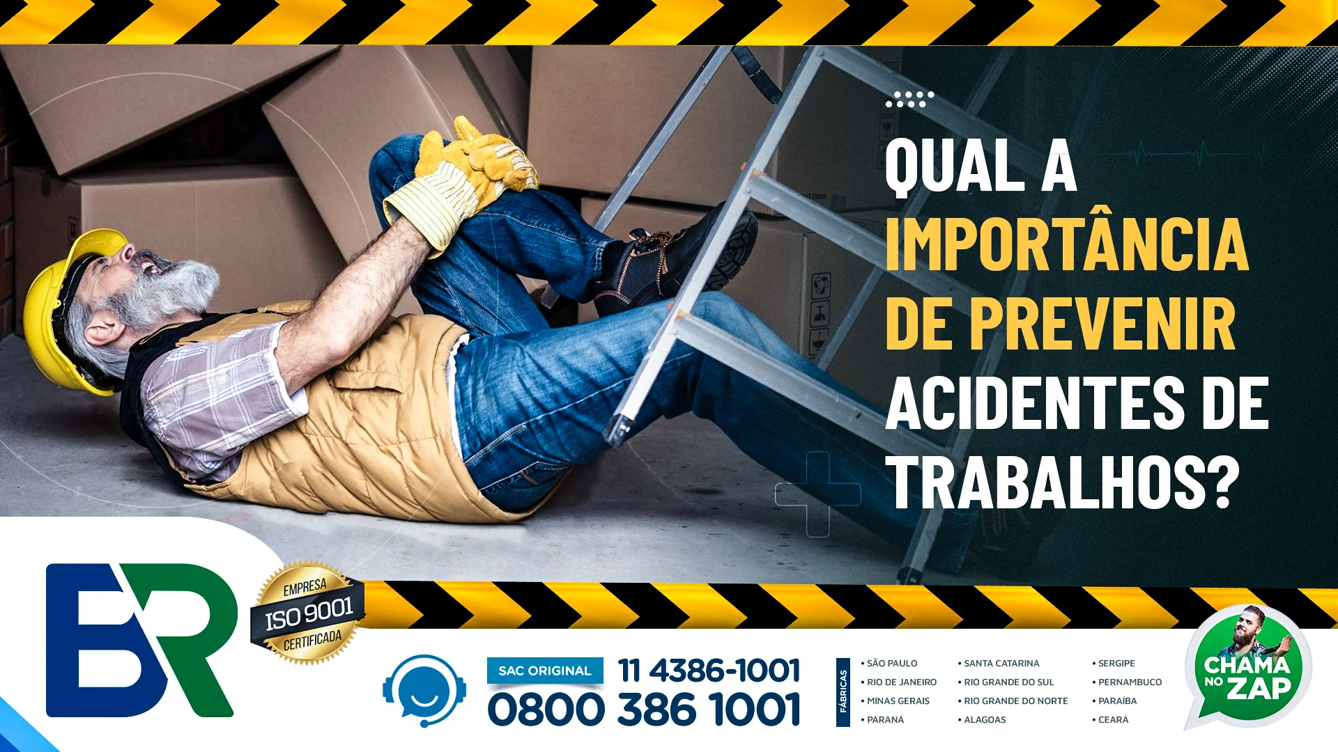 Qual a importância de prevenir acidentes de trabalhos?
