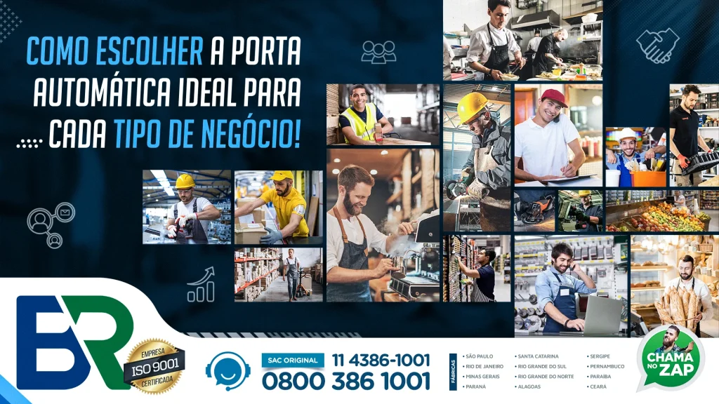Como escolher a porta automática