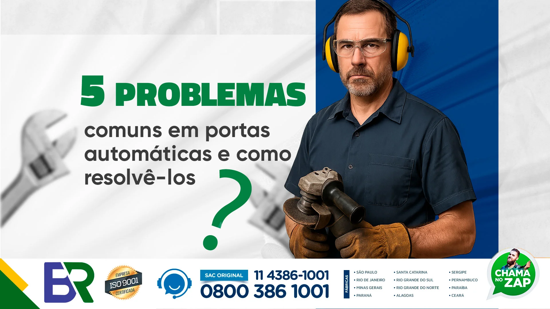 5 problemas comuns em portas automáticas e como resolvê-los
