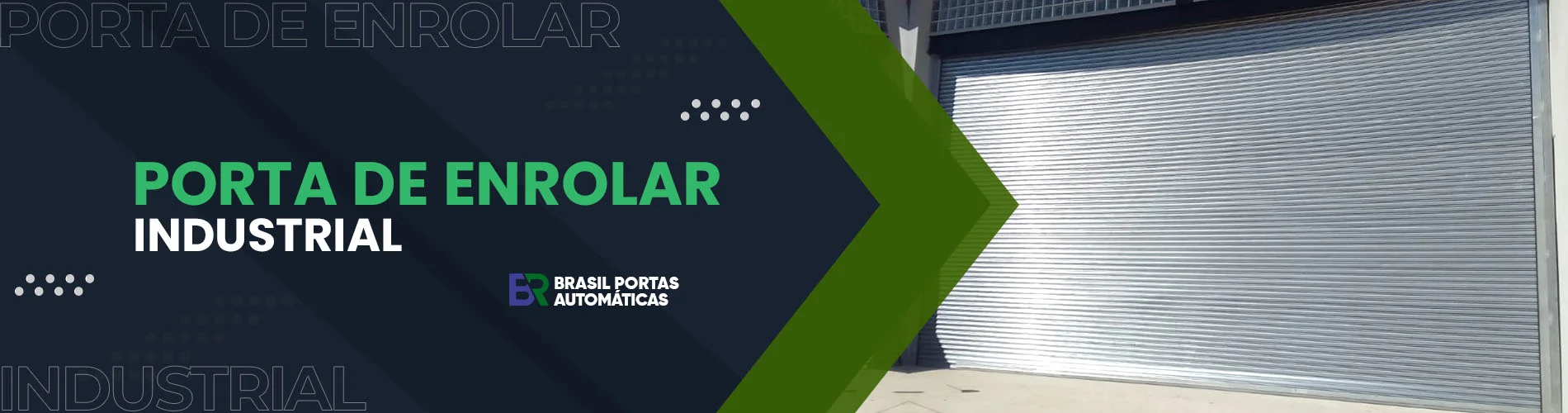 Porta de enrolar industrial