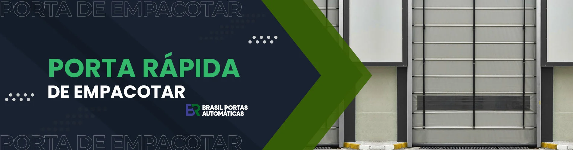 porta rápida de empacotar