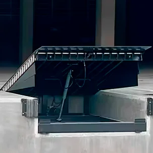 niveladora de doca embutida