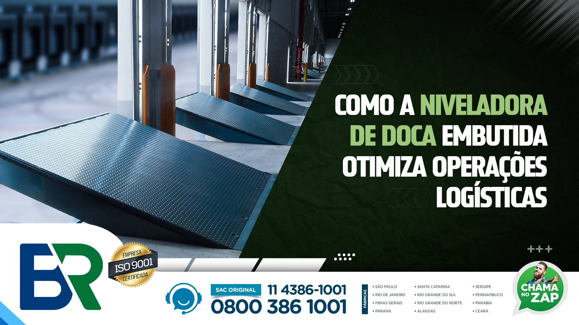 Como a niveladora de doca embutida otimiza operações logísticas?