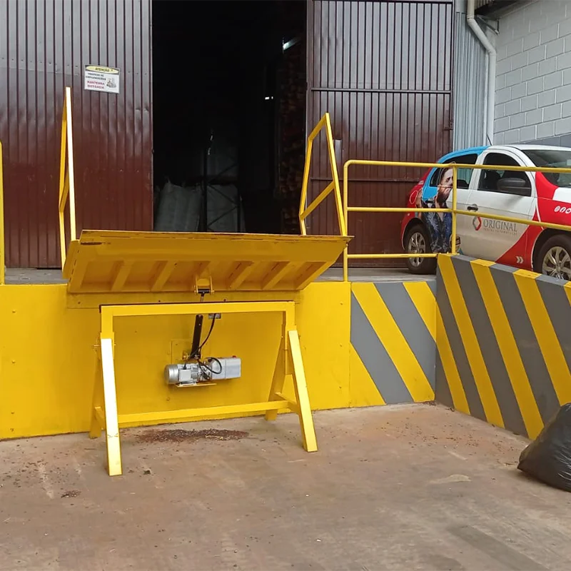 niveladora de doca embutida