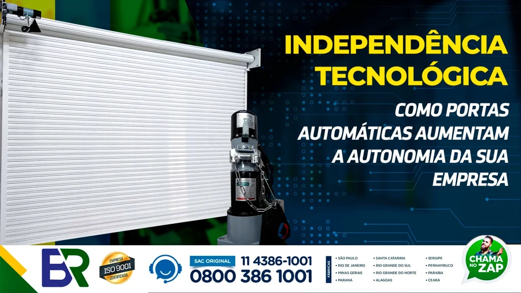 portas automáticas aumentam a autonomia da sua empresa