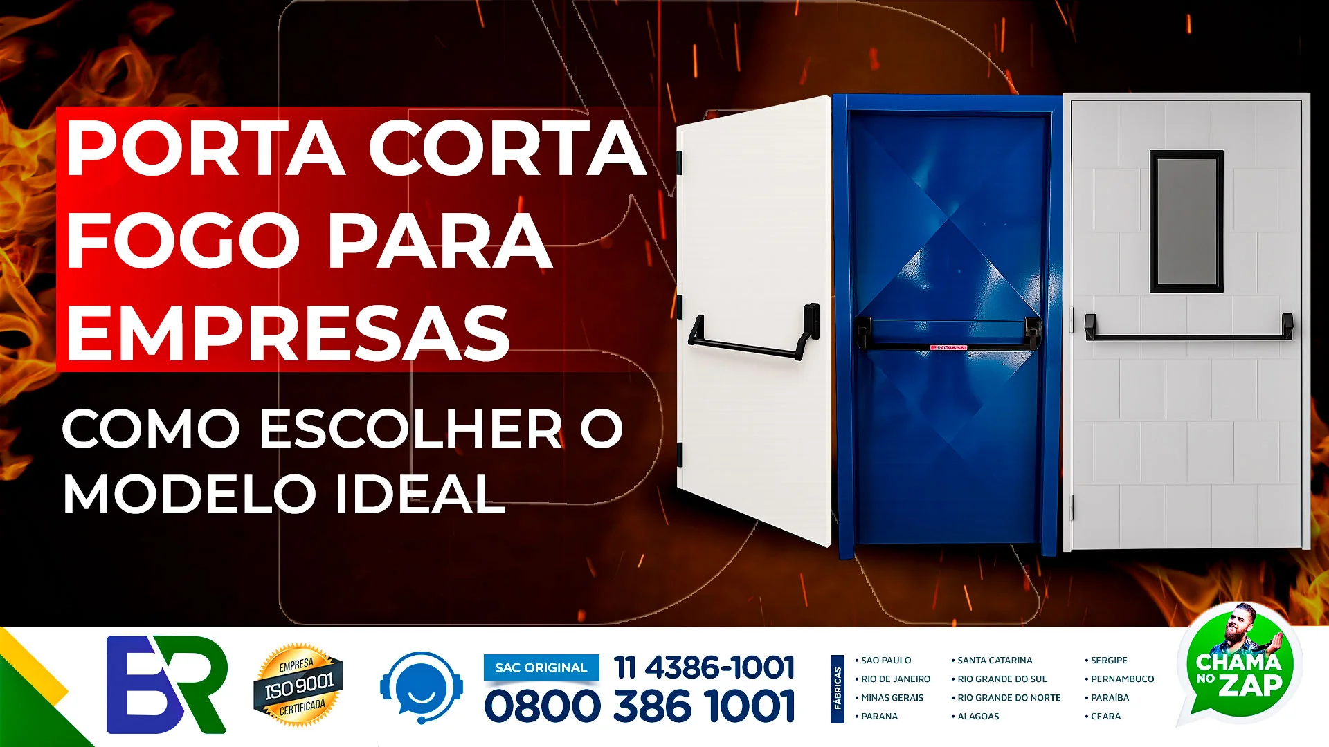 Porta Corta Fogo para empresas: Como escolher o modelo ideal