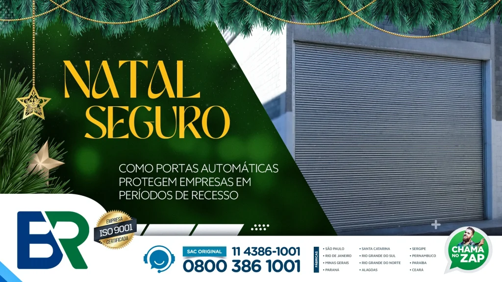 portas automáticas protegem empresas