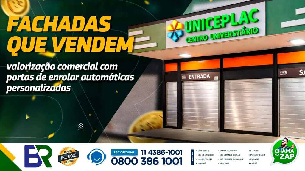portas de enrolar automáticas personalizadas