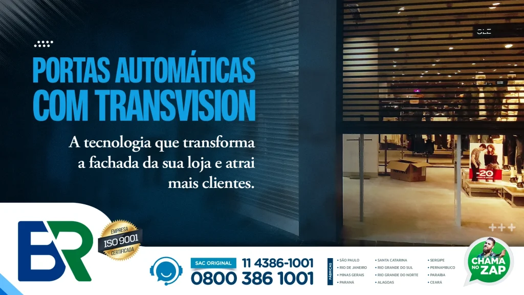 Portas automaticas com transvision