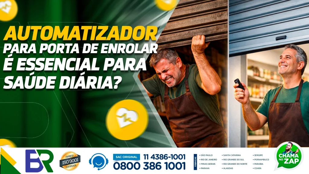 Automatizador porta de enrolar