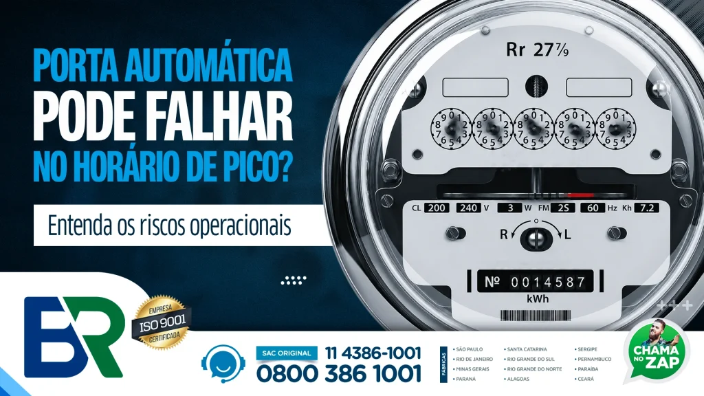 falha em porta automática