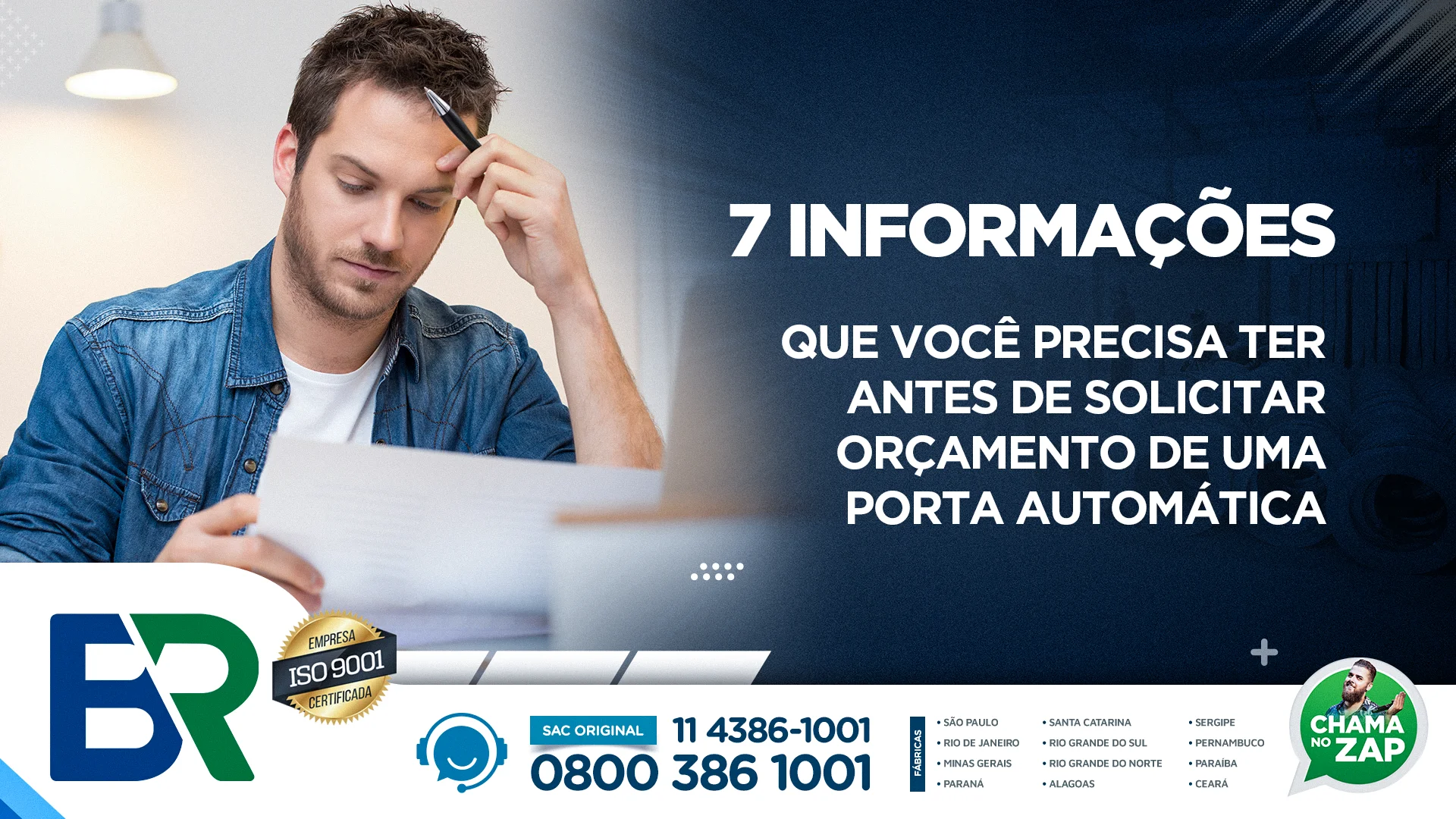 orçamento de porta automática