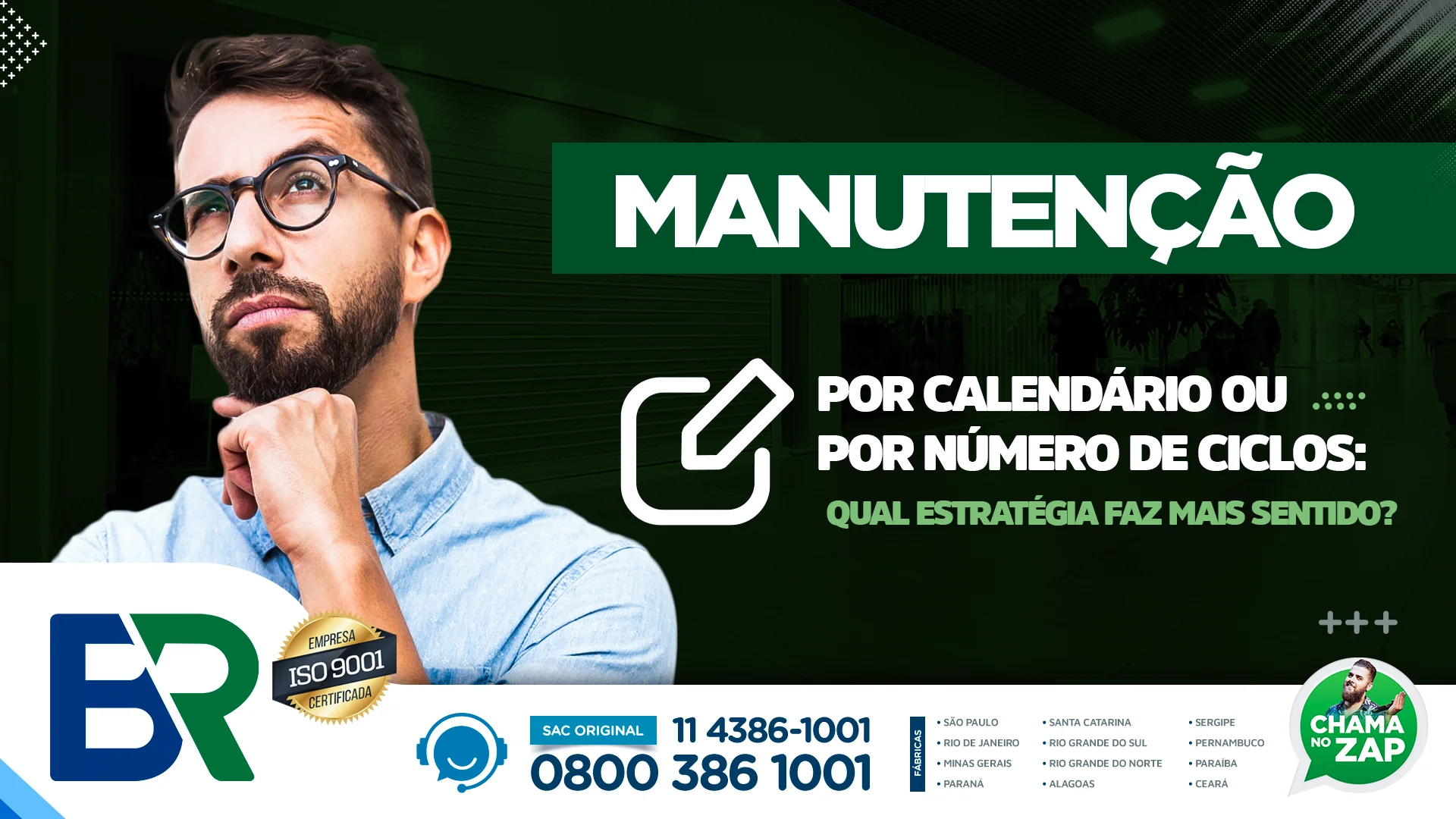 Manutenção por calendário ou por número de ciclos: qual estratégia faz mais sentido?