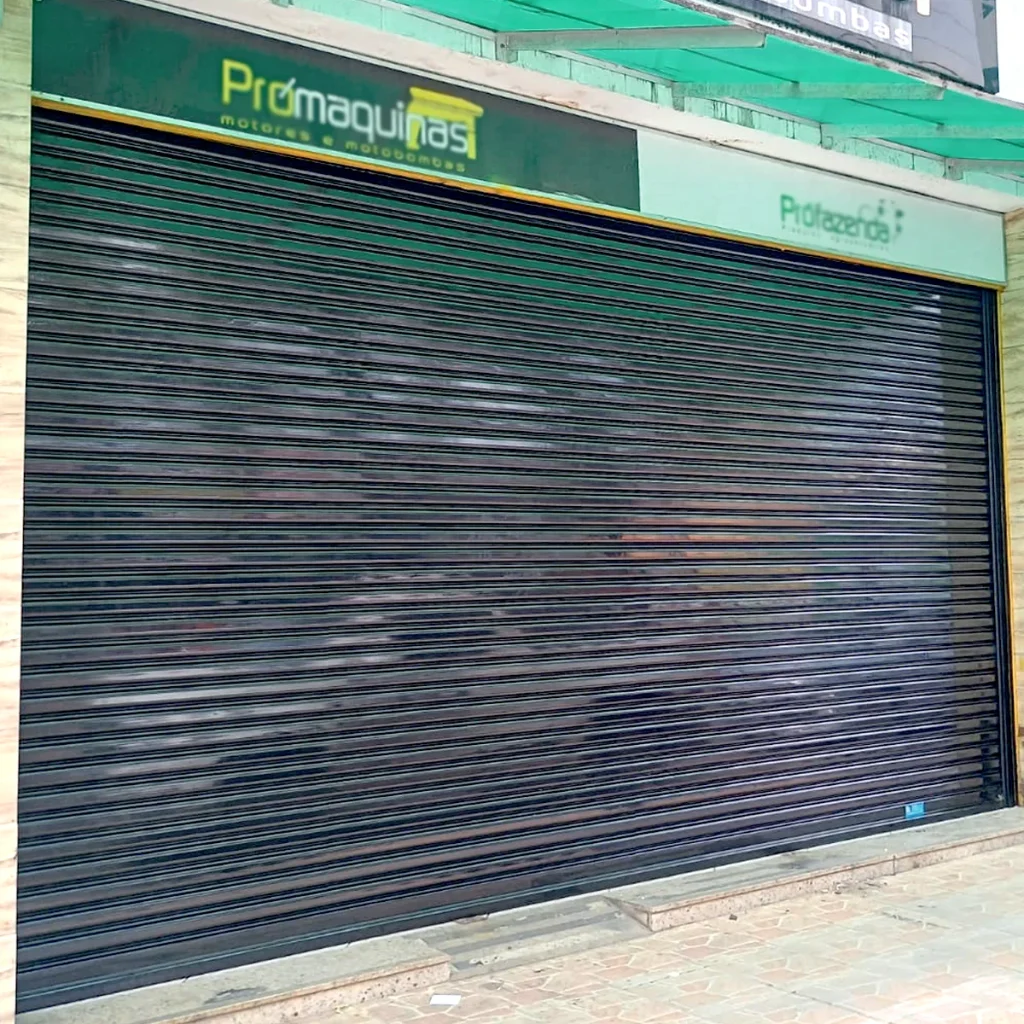 porta de enrolar comercial para loja