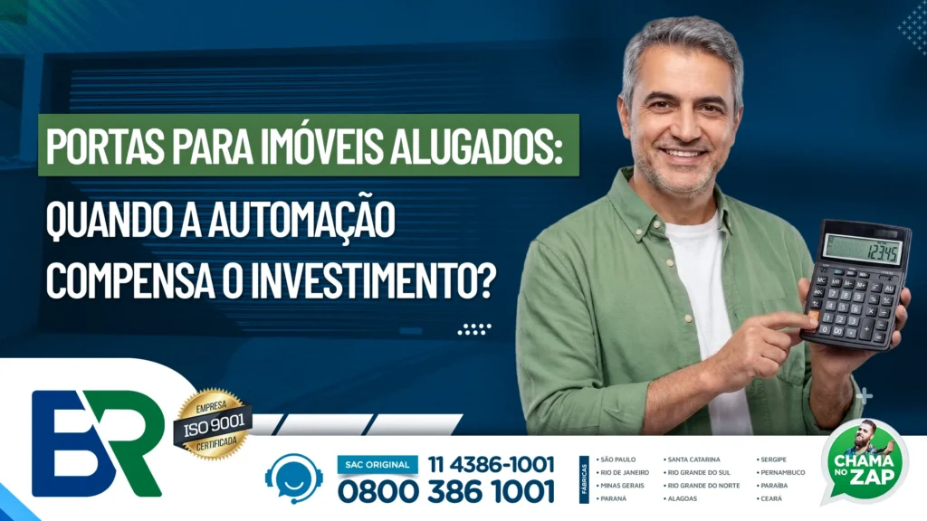porta automática para locação